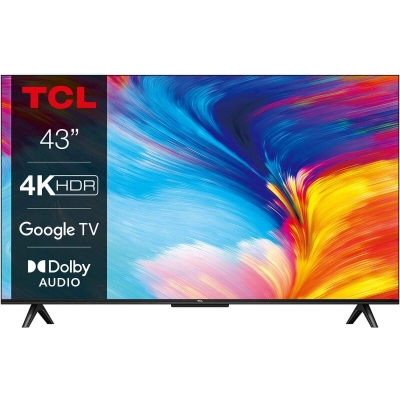 TCL 43" 43P635 / LED / 4K  / 60 Hz / Google TVTCL P635 Serien: 4K HDR GOOGLE TV
